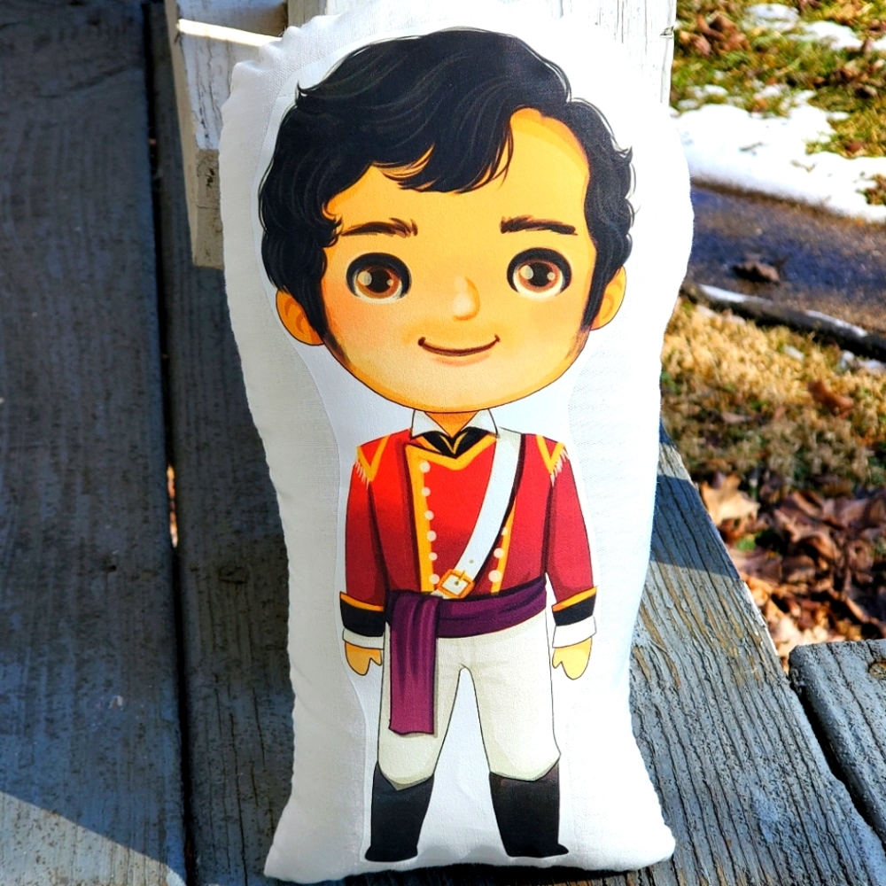 Pride And Prejudice Wickham Pillow Pal. New.